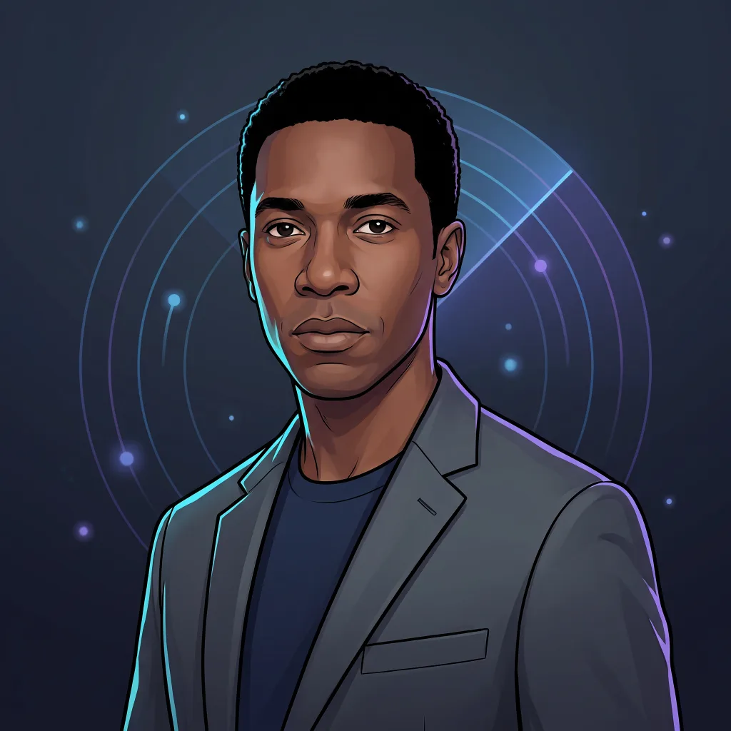 Conceptual portrait of Alex, the SecOpsMate AI Discovery and Signals Agent.