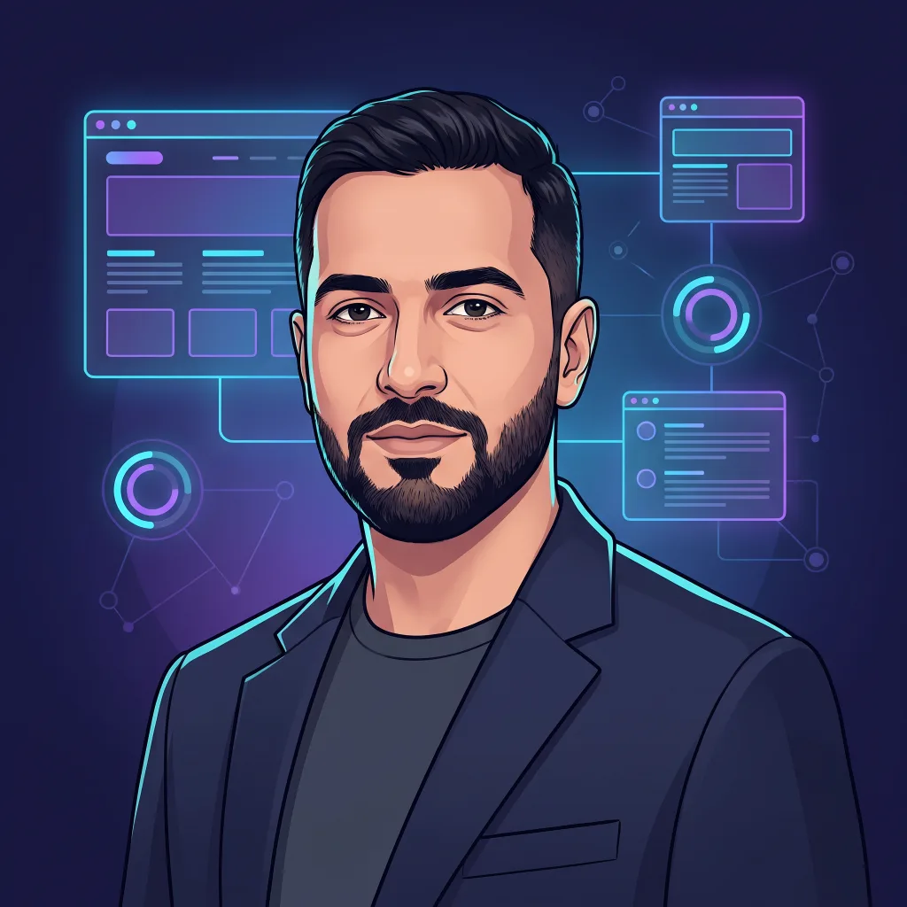Conceptual portrait of Leo, the SecOpsMate AI Web Experience and Operations Agent.
