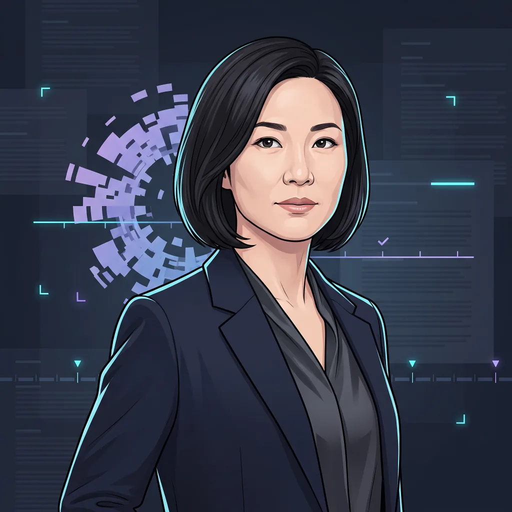 Conceptual portrait of Vera, the SecOpsMate AI Evidence and Freshness Agent.